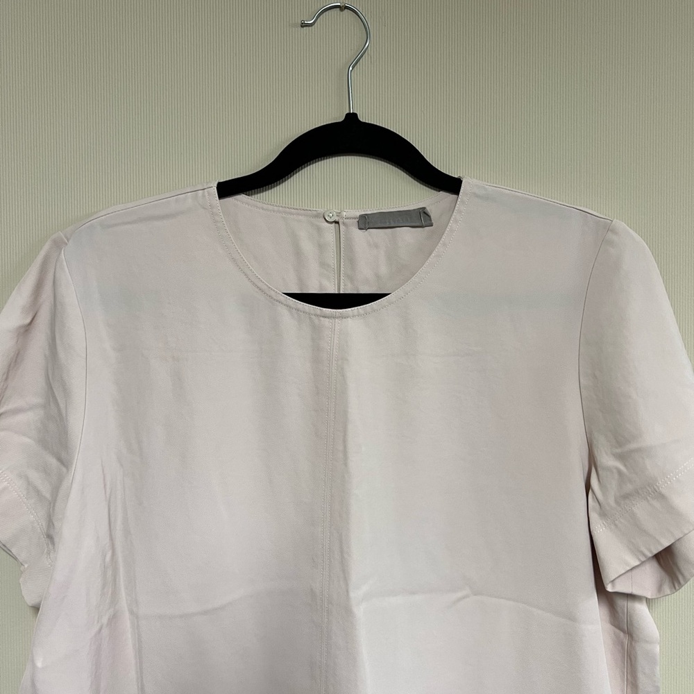 Everlane Japanese GoWeave Cream Swing Top